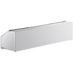 ServSense Large Stainless Steel Hotel Pan Organizer Set with (2) 1/3 Size Pans and (2) Flatware Cylinders