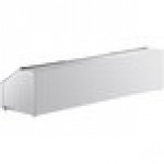 ServSense Large Stainless Steel Hotel Pan Organizer Set with (2) 1/3 Size Pans and (2) Flatware Cylinders
