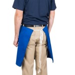 Intedge Blue Poly-Cotton 4-Way Waist Apron - 38 Intedge Blue Poly-Cotton 4-Way Waist Apron - 38