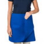 Intedge Blue Poly-Cotton 4-Way Waist Apron - 38 Intedge Blue Poly-Cotton 4-Way Waist Apron - 38