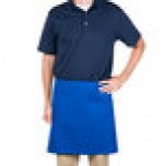 Intedge Blue Poly-Cotton 4-Way Waist Apron - 38 Intedge Blue Poly-Cotton 4-Way Waist Apron - 38