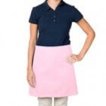 Intedge Blue Poly-Cotton 4-Way Waist Apron - 38 Intedge Blue Poly-Cotton 4-Way Waist Apron - 38