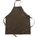 San Jamar 604VBA-BR Brown 25 Mil Adjustable Vinyl Dishwasher Apron - 28