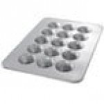 Chicago Metallic 47005 15 Cup 8.2 oz. Glazed Aluminized Steel Jumbo Pecan Roll / Muffin Pan - 17 7/8
