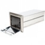 Vollrath 6525-28 Stainless Steel In-Counter Fullfold Napkin Dispenser with Chrome Faceplate Vollrath 6525-28 Stainless Steel In-Counter Fullfold Napkin Dispenser with Chrome Faceplate