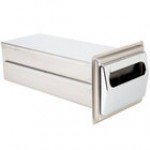 Vollrath 6525-28 Stainless Steel In-Counter Fullfold Napkin Dispenser with Chrome Faceplate Vollrath 6525-28 Stainless Steel In-Counter Fullfold Napkin Dispenser with Chrome Faceplate