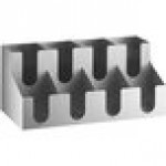 Acopa Wood 8-Section Slanted Cup and Lid Organizer