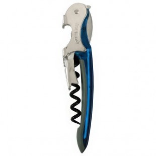 Franmara 3166-06 Murano Waiter's Corkscrew with Translucent Blue Handle