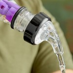 Choice 1.125 oz. 3-Ball Measured Liquor Pourer with Collar - 12/Pack