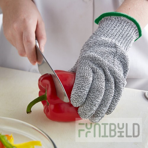 Mercer Culinary M33412M MercerMax® Gray A7 Level Cut-Resistant Glove - Medium