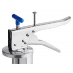 Choice 1/2, 1/3, and 2/3 oz. Adjustable Stainless Steel Sauce Gun / Dispenser with Bottle