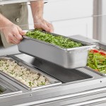 Vollrath 30542 Super Pan V® 1/2 Size Long 4 Vollrath 30542 Super Pan V® 1/2 Size Long 4