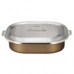 Bon Chef 60004CLDGALAXY Cucina 7 Qt. Galaxy Stainless Steel Roasting Pan with Lid - 15 Bon Chef 60004CLDGALAXY Cucina 7 Qt. Galaxy Stainless Steel Roasting Pan with Lid - 15