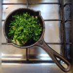 Lodge LMPB21 15 oz. Pre-Seasoned Cast Iron Melting Pot with Silicone Basting Brush