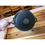 Valor 14 oz. Pre-Seasoned Mini Cast Iron Round Casserole Dish - 12/Case