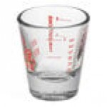 Anchor Hocking 96522AHG18 1 oz. Measuring Glass with Red Print and Graduations