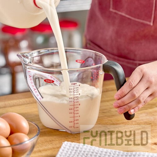 OXO 1050030 Good Grips 1 Qt. Clear Plastic Measuring Cup