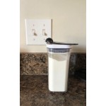 OXO Good Grips 2.3 Qt. Clear Square SAN Plastic Food Storage Container with White POP Lid OXO Good Grips 2.3 Qt. Clear Square SAN Plastic Food Storage Container with White POP Lid