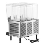 Vollrath VBBE3-37-F Triple 5.28 Gallon Bowl Refrigerated Beverage Dispenser with Fountain Spray Circulation - 115V Vollrath VBBE3-37-F Triple 5.28 Gallon Bowl Refrigerated Beverage Dispenser with Fountain Spray Circulation - 115V