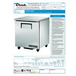 True TUC-27-ADA-HC LH 27 5/8 True TUC-27-ADA-HC LH 27 5/8