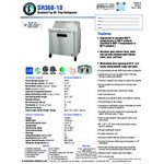 Hoshizaki SR36B-10 Steelheart Series 36