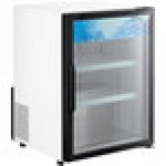 Avantco CRM-5-HC Black Countertop Display Refrigerator with Swing Door - 3.9 Cu. Ft.