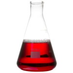 American Metalcraft GF34 Chemistry Collection 34 oz. (1000 mL) Erlenmeyer Flask Glass