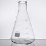 American Metalcraft GF34 Chemistry Collection 34 oz. (1000 mL) Erlenmeyer Flask Glass