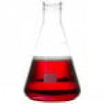American Metalcraft GF34 Chemistry Collection 34 oz. (1000 mL) Erlenmeyer Flask Glass