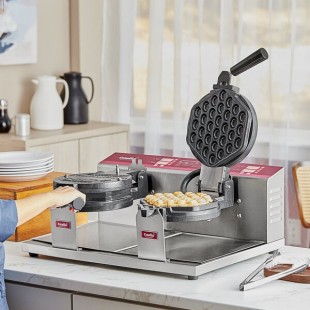 Estella WBMX2A Double Belgian Waffle Maker with Bubble Waffle Plate - 120V, 1,820W Estella WBMX2A Double Belgian Waffle Maker with Bubble Waffle Plate - 120V, 1,820W