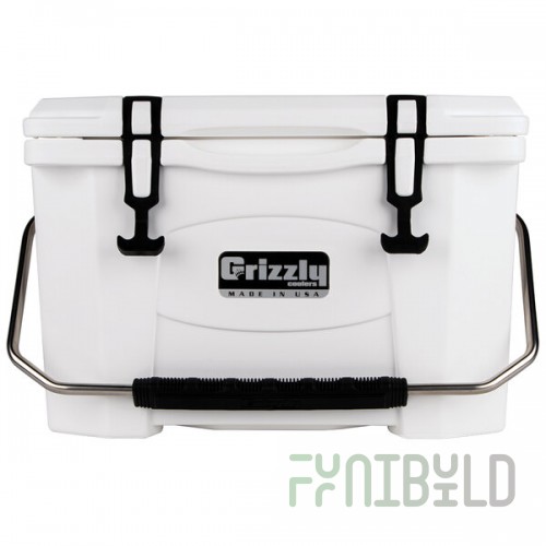 Grizzly Cooler 20 Qt. White Outdoor Merchandiser / Cooler