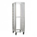 New Age Industrial Heavy-Duty Series 39-Pan End-Load Full-Size Mobile Aluminum Sheet Pan Rack with Enclosed Sides 96328