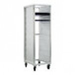 New Age Industrial Heavy-Duty Series 39-Pan End-Load Full-Size Mobile Aluminum Sheet Pan Rack with Enclosed Sides 96328
