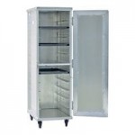 New Age Industrial Heavy-Duty Series 39-Pan End-Load Full-Size Mobile Aluminum Sheet Pan Rack with Enclosed Sides 96328
