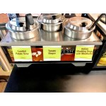 Vollrath 720201102 Tuscan Soup Merchandiser Base with Menu Board and 4 Qt. Accessory Pack - 120V, 1000W