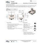 Equip by T&S 5F-4WLX03-4W 17 3/8 Equip by T&S 5F-4WLX03-4W 17 3/8