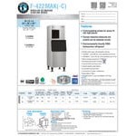 Hoshizaki F-422MAK-C Slim Line Series 22 Hoshizaki F-422MAK-C Slim Line Series 22