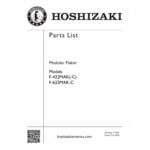 Hoshizaki F-422MAK-C Slim Line Series 22 Hoshizaki F-422MAK-C Slim Line Series 22