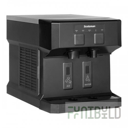 Scotsman HID207AX-1 Meridian® Air Cooled Compact Nugget Ice Machine with 7 lb. Bin, Touch-Free Ice and Water Dispensing - 115V, 196 lb.