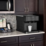 Scotsman HID207AX-1 Meridian® Air Cooled Compact Nugget Ice Machine with 7 lb. Bin, Touch-Free Ice and Water Dispensing - 115V, 196 lb.