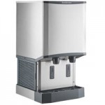 Scotsman HID207AX-1 Meridian® Air Cooled Compact Nugget Ice Machine with 7 lb. Bin, Touch-Free Ice and Water Dispensing - 115V, 196 lb.