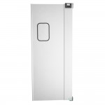 Regency Single Aluminum Swinging Traffic Door with 9