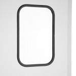 Regency Single Aluminum Swinging Traffic Door with 9