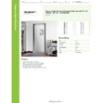 Regency Single Aluminum Swinging Traffic Door with 9