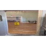 Regency Single Aluminum Swinging Traffic Door with 9