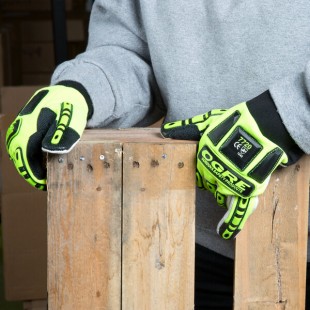 Cordova OGRE Lime Spandex Gloves with Corded Canvas Palm Coating and TPR Reinforcements - Extra Large Cordova OGRE Lime Spandex Gloves with Corded Canvas Palm Coating and TPR Reinforcements - Extra Large