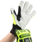 Cordova OGRE Lime Spandex Gloves with Corded Canvas Palm Coating and TPR Reinforcements - Extra Large Cordova OGRE Lime Spandex Gloves with Corded Canvas Palm Coating and TPR Reinforcements - Extra Large