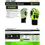 Cordova OGRE Lime Spandex Gloves with Corded Canvas Palm Coating and TPR Reinforcements - Extra Large Cordova OGRE Lime Spandex Gloves with Corded Canvas Palm Coating and TPR Reinforcements - Extra Large