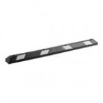 Lavex 6' Black and Yellow Heavy-Duty Parking Stop with Reflective Stripes Lavex 6' Black and Yellow Heavy-Duty Parking Stop with Reflective Stripes