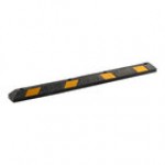 Lavex 6' Black and Yellow Heavy-Duty Parking Stop with Reflective Stripes Lavex 6' Black and Yellow Heavy-Duty Parking Stop with Reflective Stripes